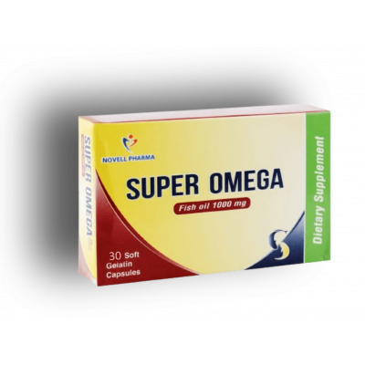 SUPER OMEGA 1000 MG ( FISH OIL ) 30 SOFT GELATIN CAPSULES